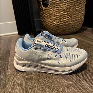 On Running Sky Blue Athletic Shoes
